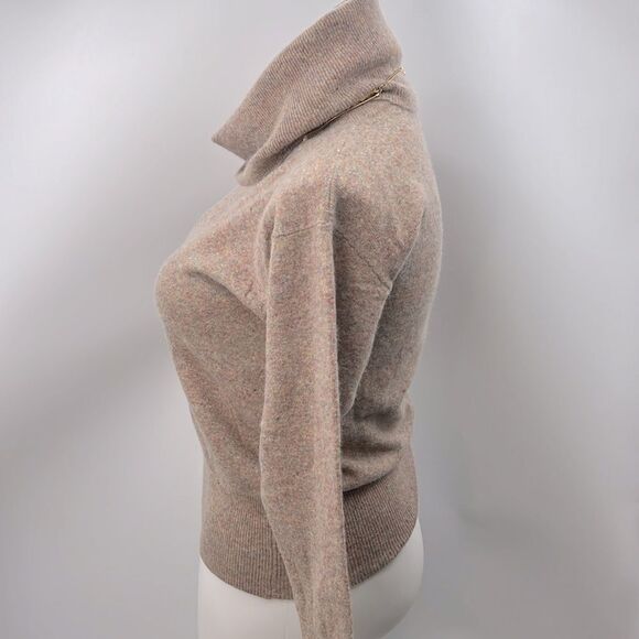 Jeane Pierre long sleeve lambswool angora rabbit turtleneck sweater - Picture 3 of 5